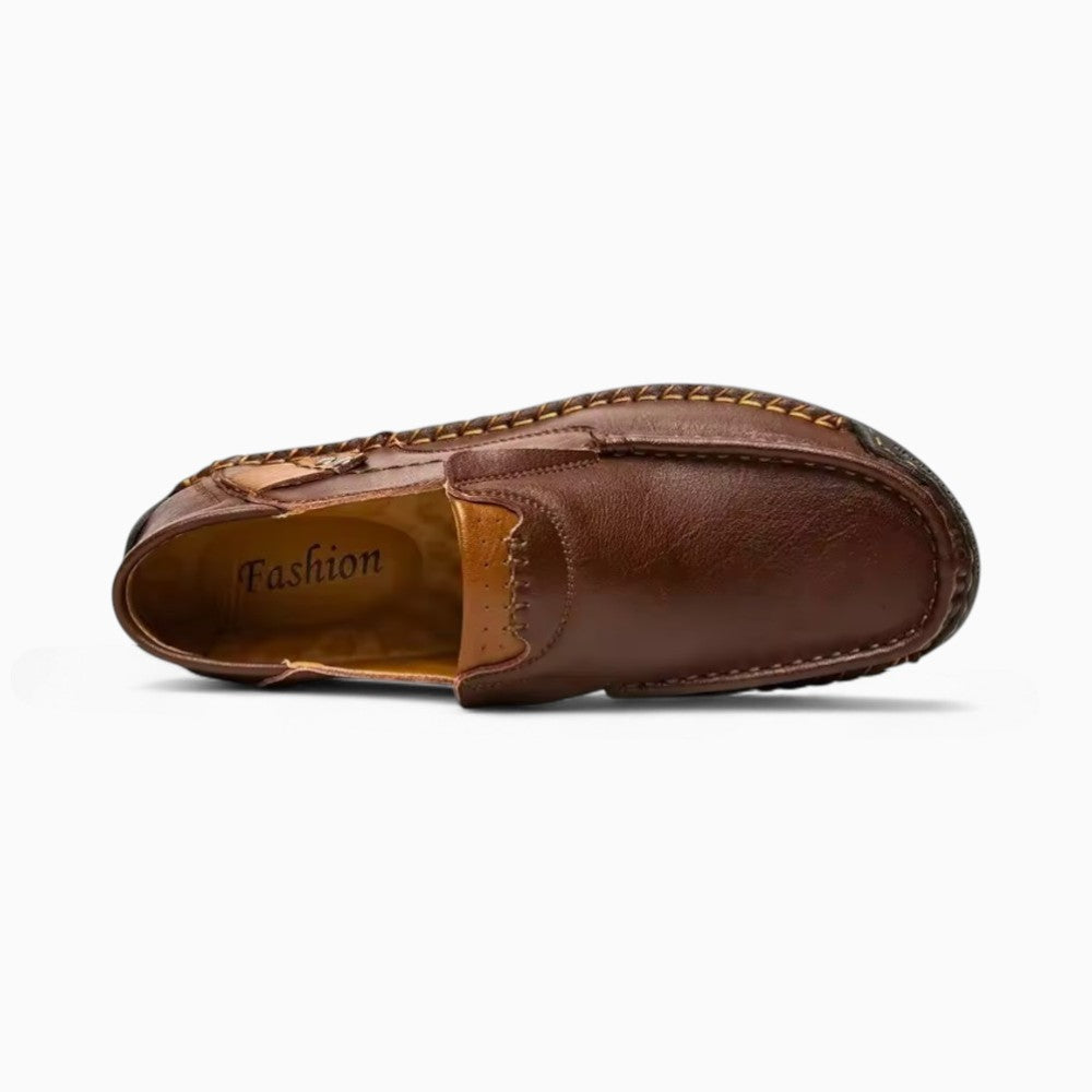 Mocassins D’été En Cuir Synthétique Pour Hommes, coloris Marron, vue 3