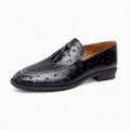 Mocassins À Gland Ornés De Détails Pour Hommes, coloris Noir, vue principale
