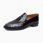 Mocassins À Gland Ornés De Détails Pour Hommes, coloris Noir, vue principale
