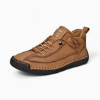 Chaussures En Cuir Décontractées Pour Hommes, coloris Marron, vue principale