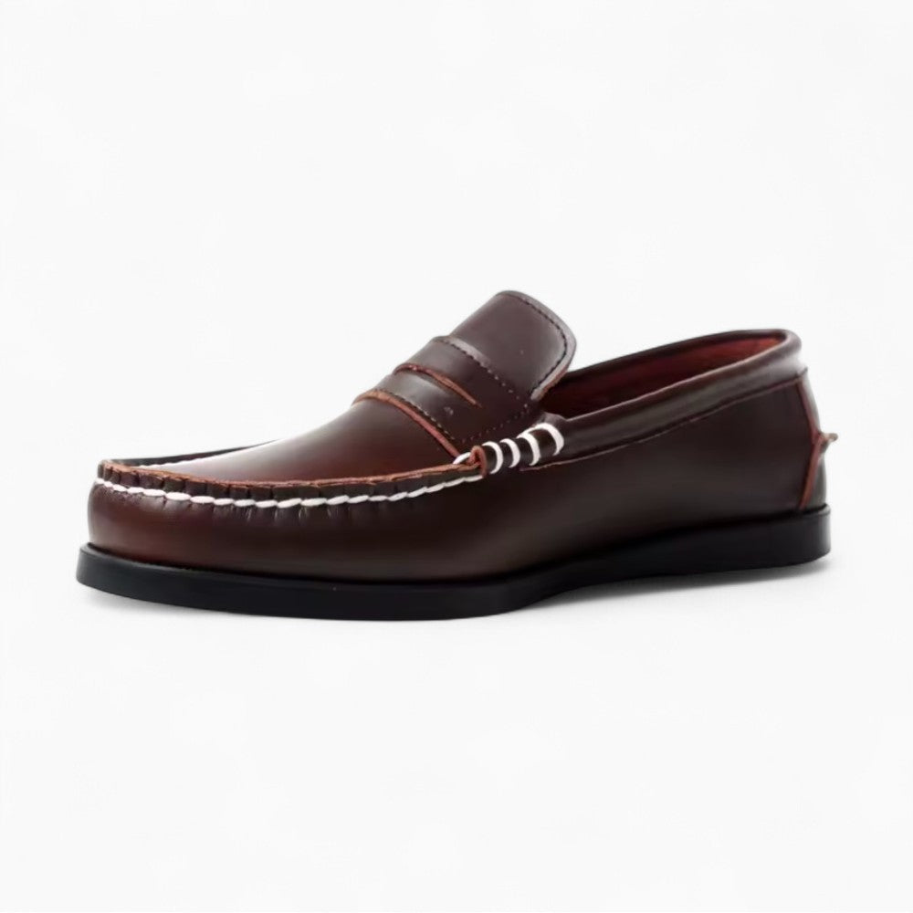 Mocassins Bateau Vintage Pour Homme, coloris Marron, vue principale