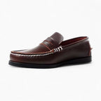 Mocassins Bateau Vintage Pour Homme, coloris Marron, vue principale