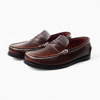 Mocassins Bateau Vintage Pour Homme, coloris Marron, vue 2
