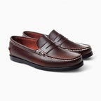 Mocassins Bateau Vintage Pour Homme, coloris Marron, vue 4