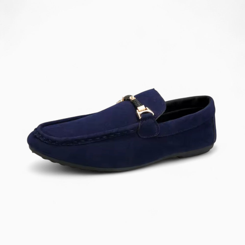 Mocassins Bateau Bleu Marine Pour Homme, vue 2