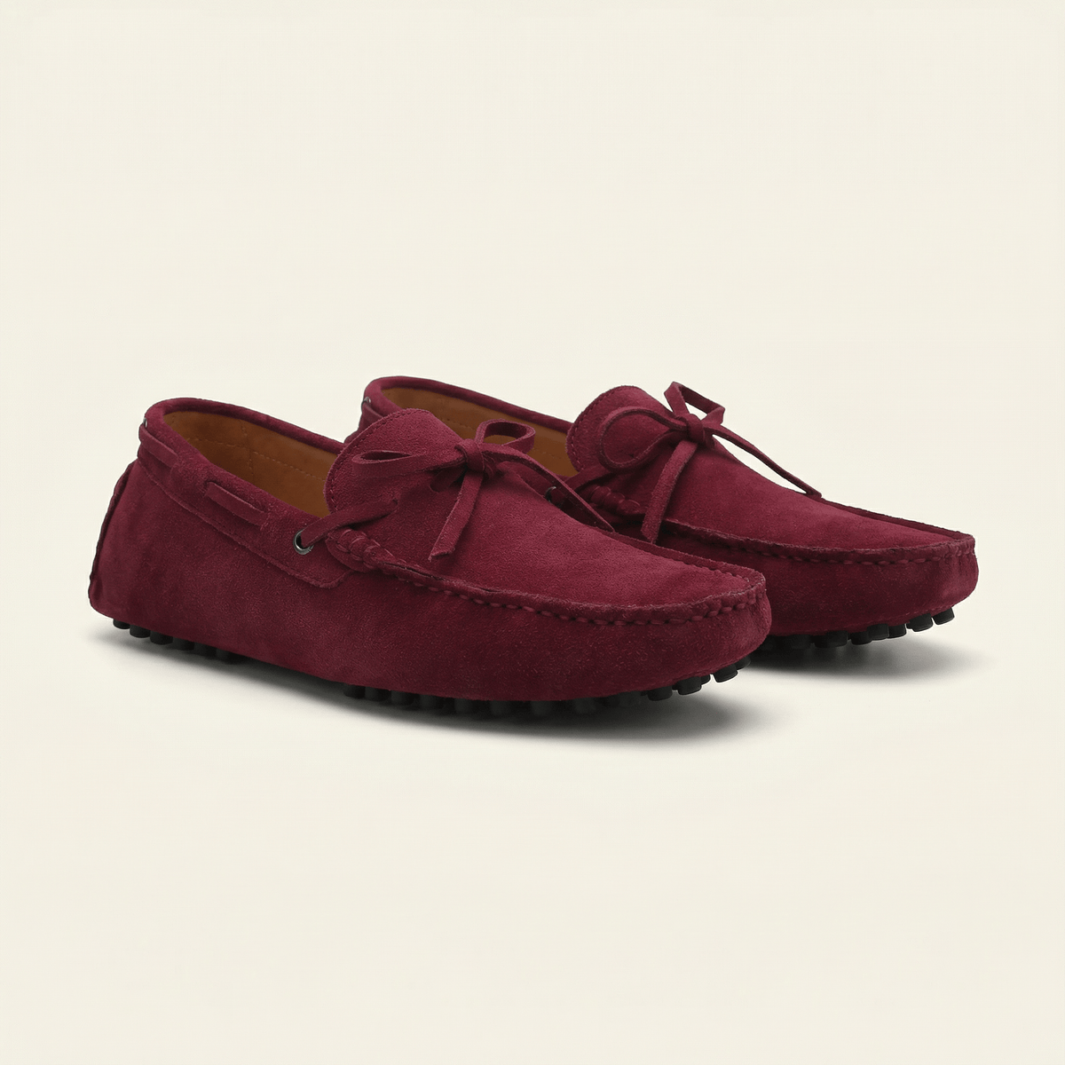Mocassin à Picots en Daim avec Lacets Décoratifs, vue 12