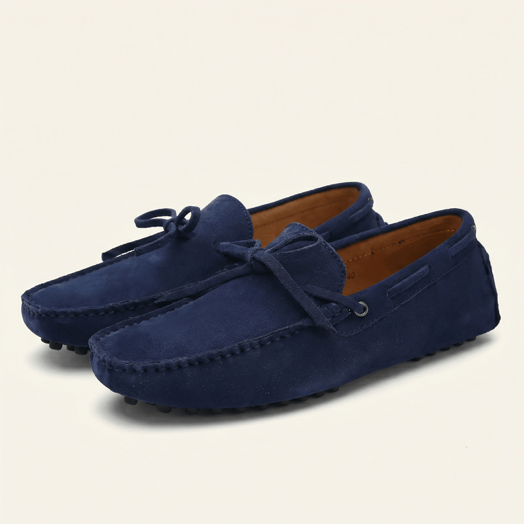 Mocassin à Picots en Daim avec Lacets Décoratifs, vue 32