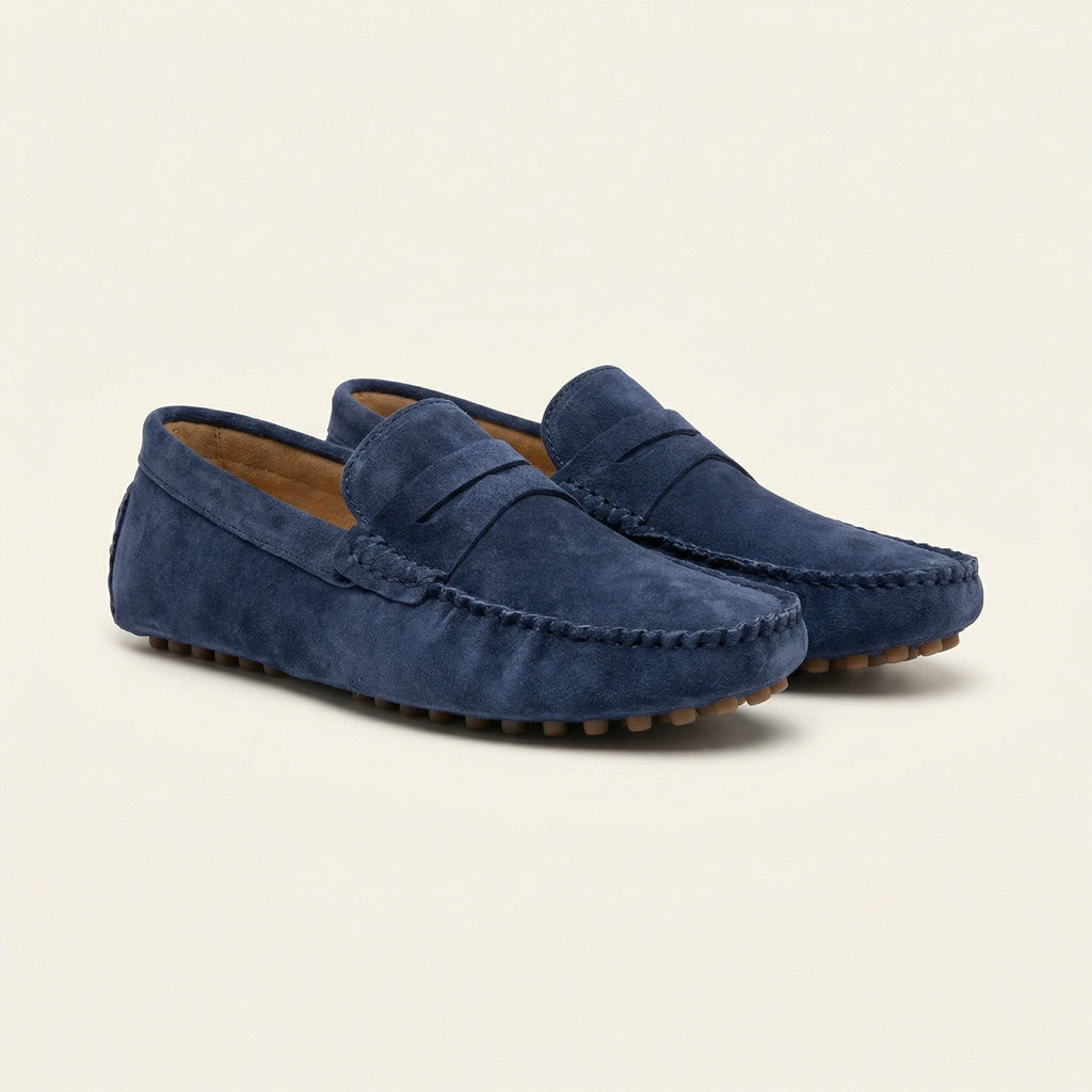Mocassin à Picots en Daim, vue 2