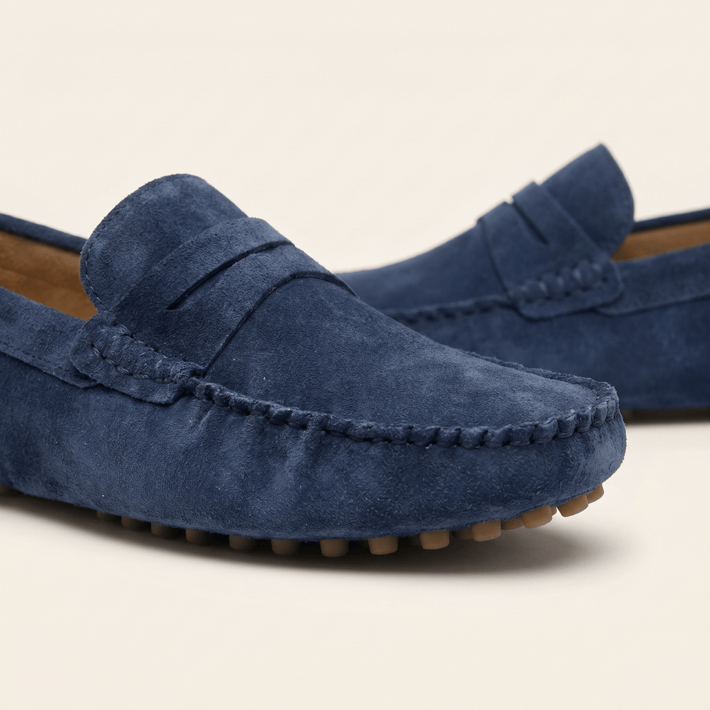 Mocassin à Picots en Daim, vue 3
