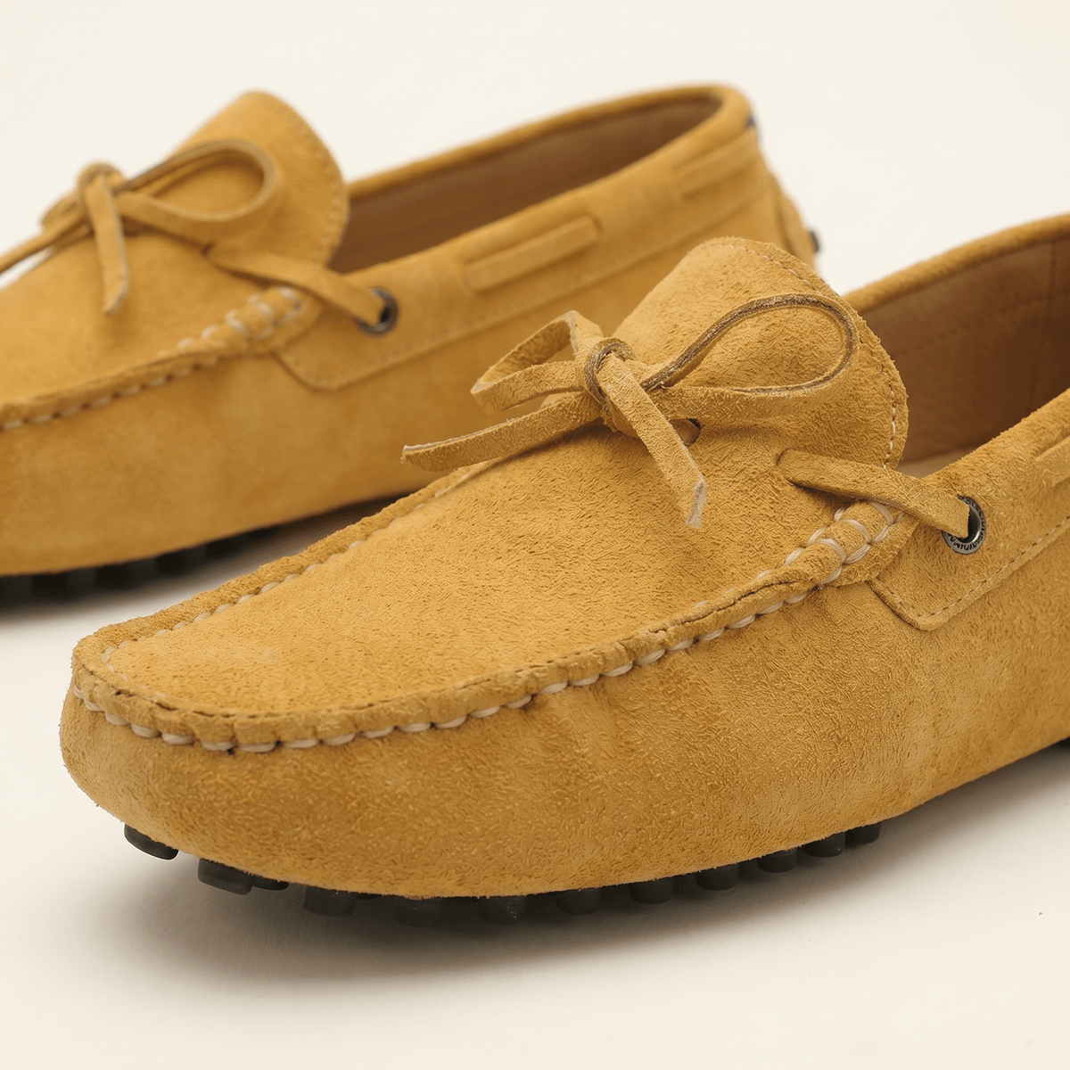 Mocassin à Picots en Daim avec Lacets Décoratifs, vue 38