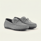 Mocassin Gris à Lacets Décoratifs, vue 2