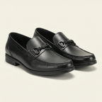 Mocassin Homme à Mors en Cuir Patiné, vue 2