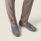 Mocassin Homme en Cuir Suédé à Bande, vue 29