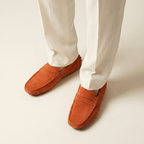 Mocassin Homme en Cuir Suédé à Bande, vue 24
