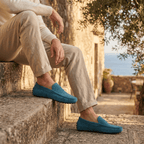 Mocassin Homme en Cuir Suédé à Bande, vue 45