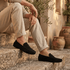 Mocassin Homme en Cuir Suédé à Bande, vue 40