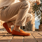 Mocassin Homme en Cuir Suédé à Bande, vue 25
