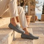 Mocassin Homme en Cuir Suédé à Bande, vue 30