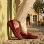 Mocassin Homme en Cuir Suédé à Bande, vue 5