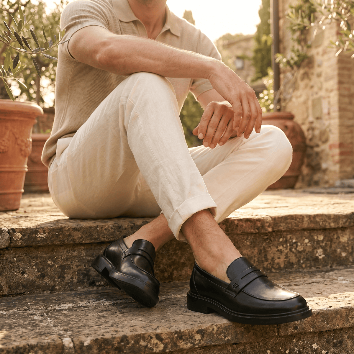 Mocassin Penny Classique en Cuir, vue 5