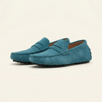 Mocassin Homme en Cuir Suédé à Bande, vue 42
