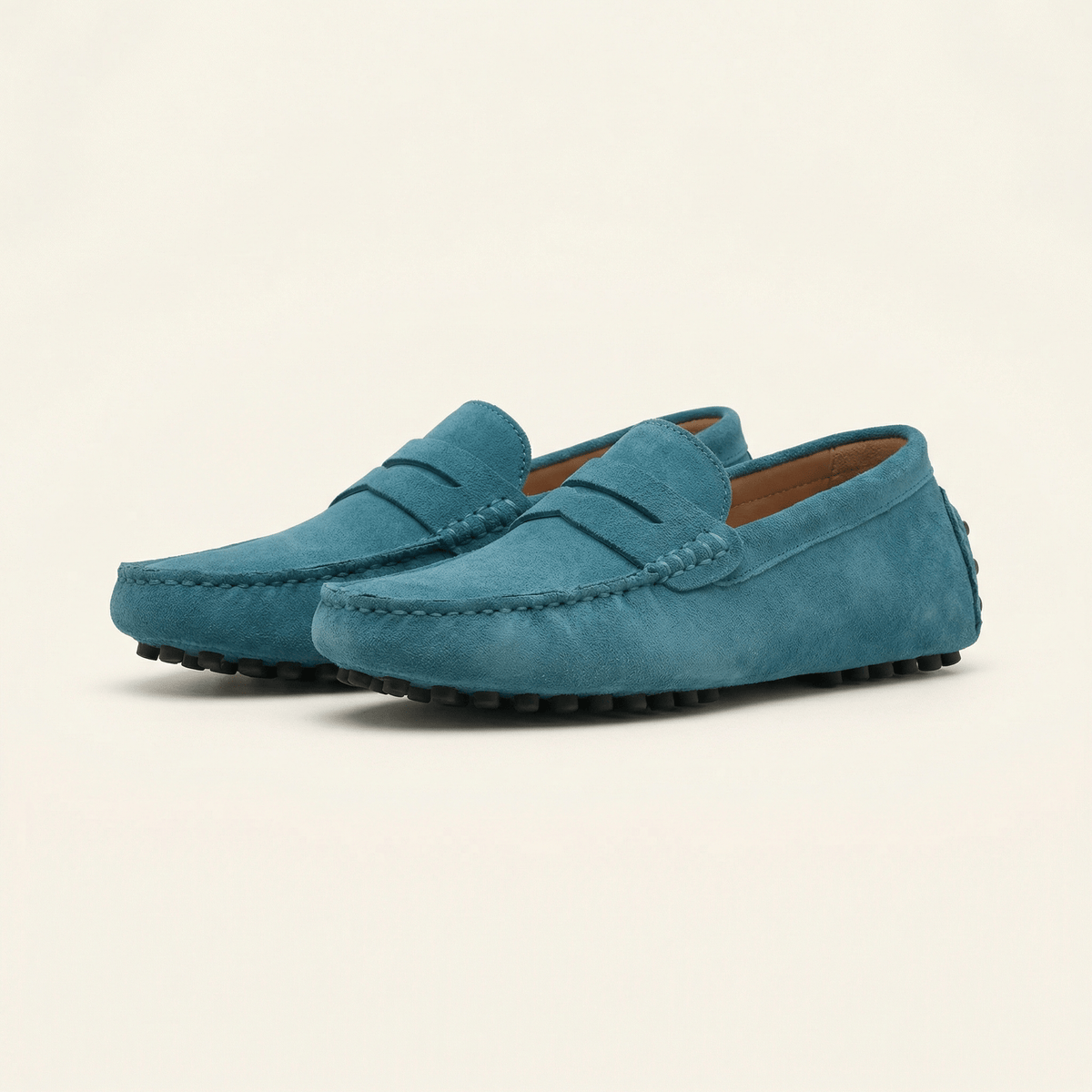 Mocassin Homme en Cuir Suédé à Bande, vue 42