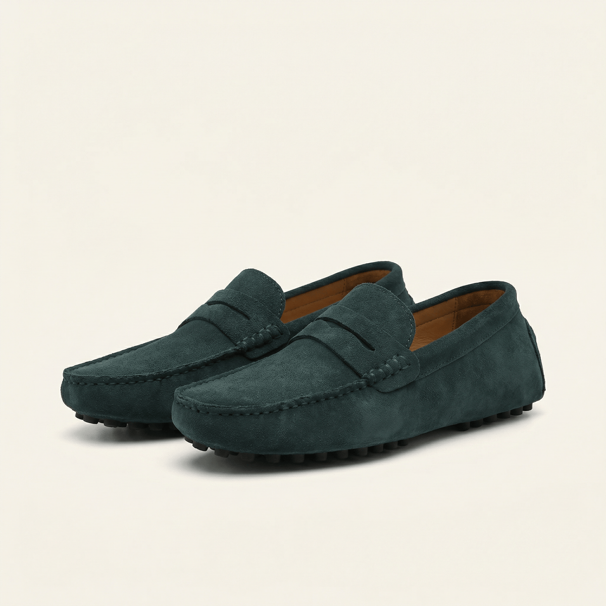 Mocassin Homme en Cuir Suédé à Bande, vue 17