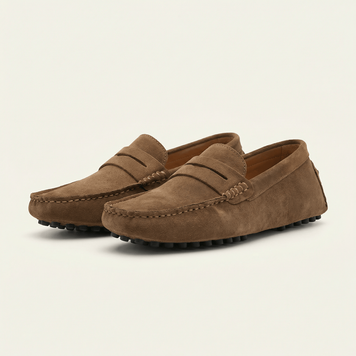 Mocassin Homme en Cuir Suédé à Bande, vue 32