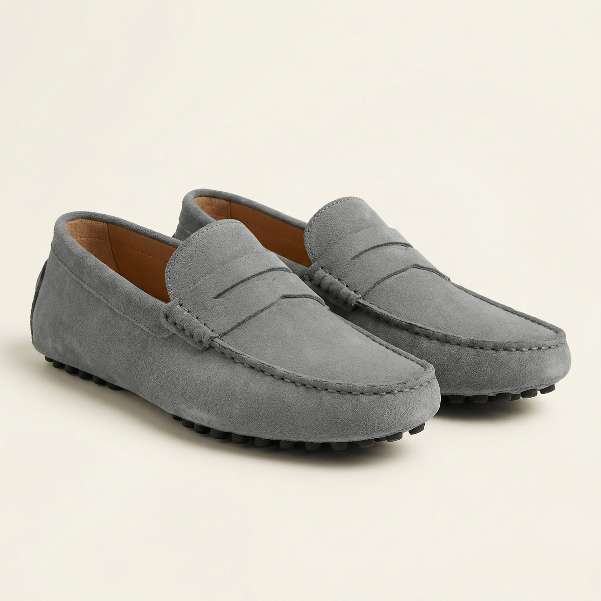 Mocassin Homme en Cuir Suédé à Bande, vue 27