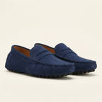 Mocassin Homme en Cuir Suédé à Bande, vue 7