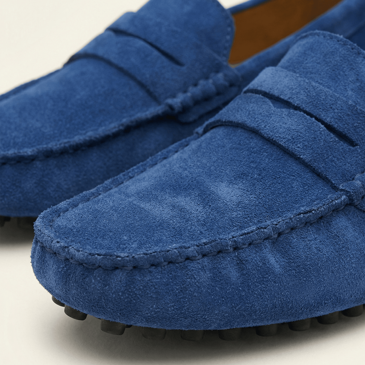 Mocassin Homme en Cuir Suédé à Bande, vue 48