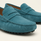 Mocassin Homme en Cuir Suédé à Bande, vue 43
