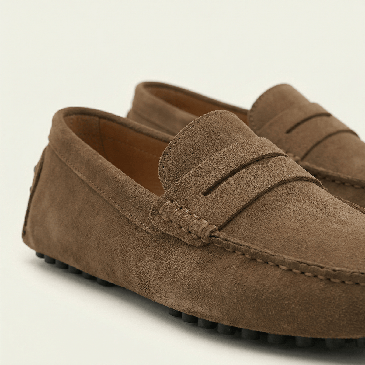 Mocassin Homme en Cuir Suédé à Bande, vue 33