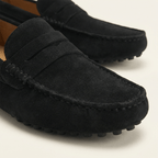 Mocassin Homme en Cuir Suédé à Bande, vue 38