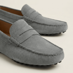 Mocassin Homme en Cuir Suédé à Bande, vue 28