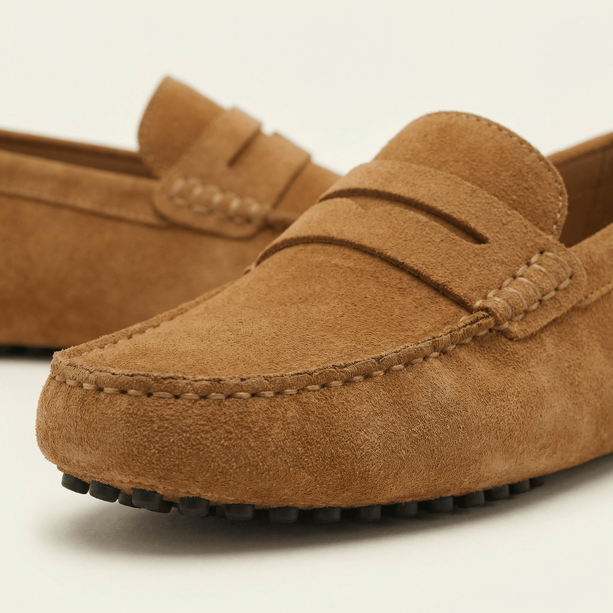 Mocassin Homme en Cuir Suédé à Bande, vue 13