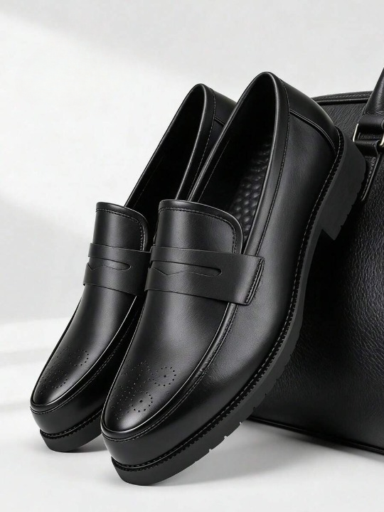 Mocassins homme à bandeau, coloris Noir
