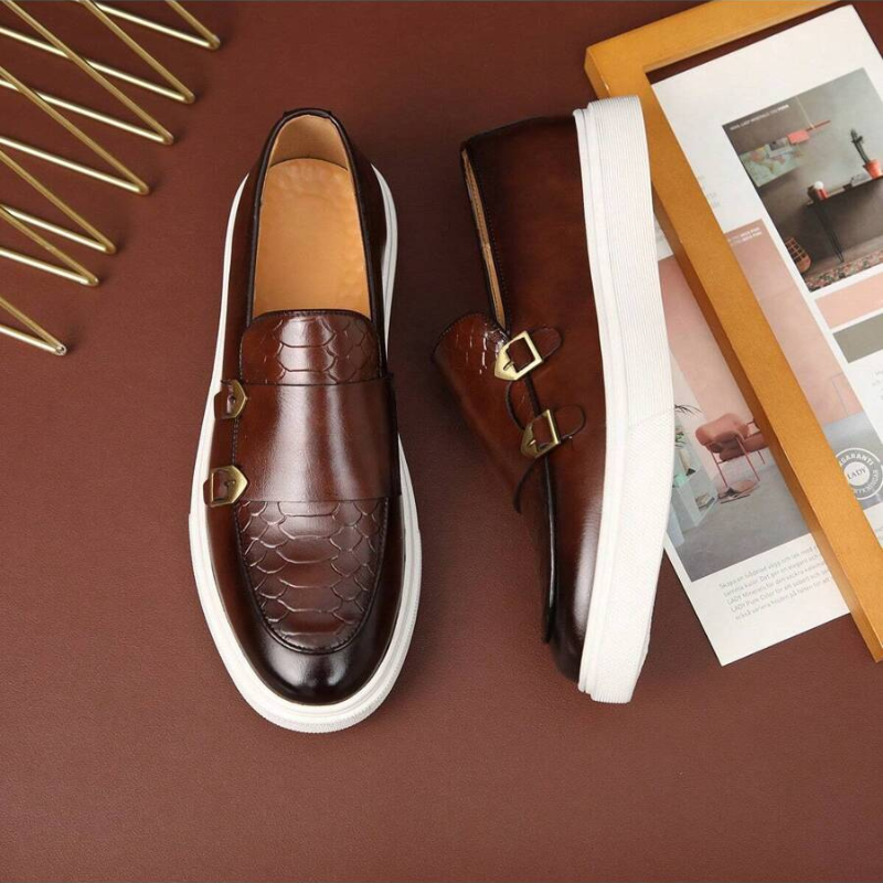 Mocassins homme à boucles, vue 7