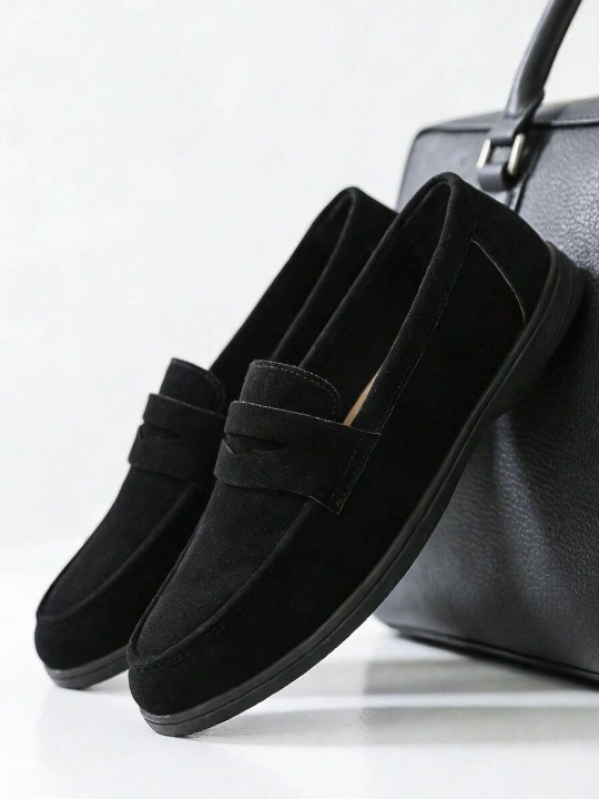 Mocassins homme à bride, coloris Noir