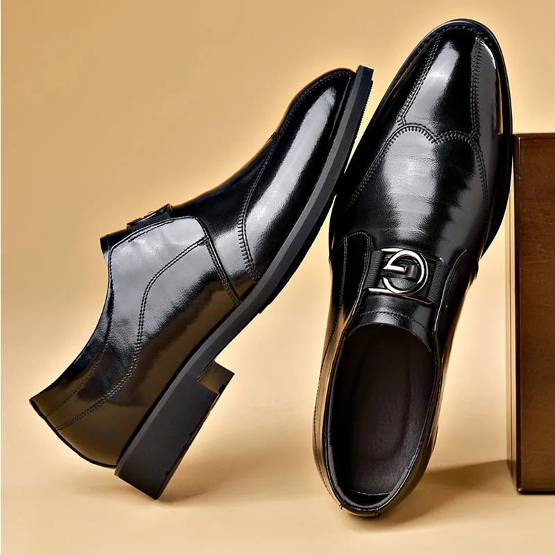 Chaussures homme à lacets bout allongé, vue 5