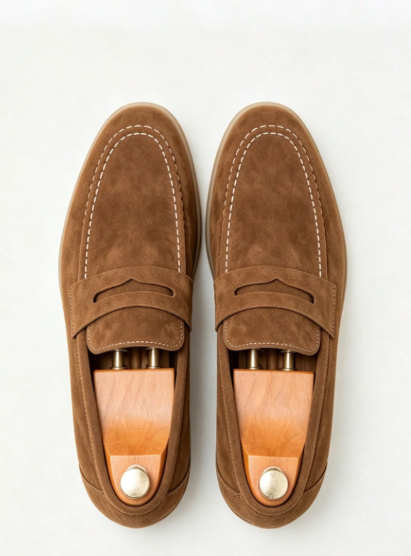 Mocassins homme à empeigne unie, vue 7