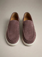 Mocassins homme à enfiler unis, coloris Marron