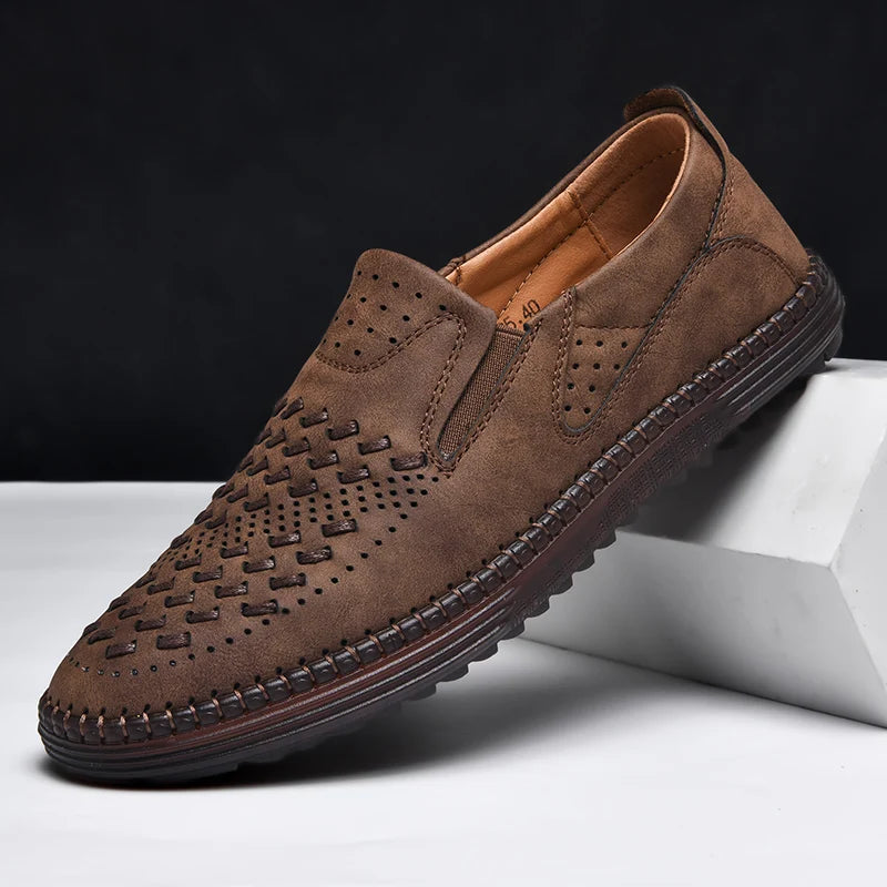 Mocassins homme ajourés, vue 2