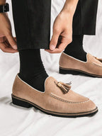 Mocassins homme bride dessus, coloris Beige, vue 2