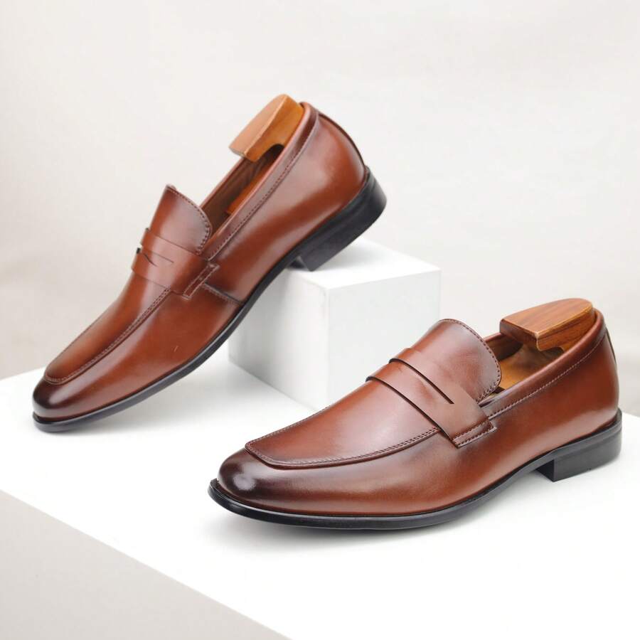 Mocassins homme classiques, coloris Marron clair