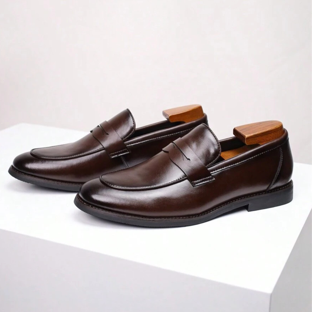 Mocassins homme classiques, coloris Marron café