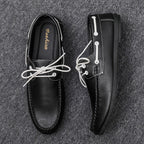 Mocassins homme coutures décoratives, vue 4