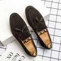 Mocassins homme dessus structuré, coloris Marron