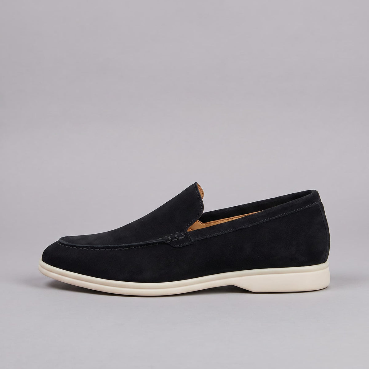 Mocassins homme en daim, coloris Noir