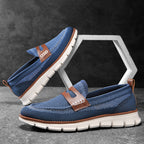 Mocassins homme en maille, vue 2